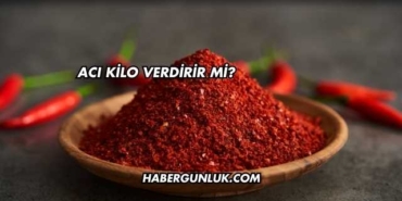 Acı Kilo Verdirir mi?